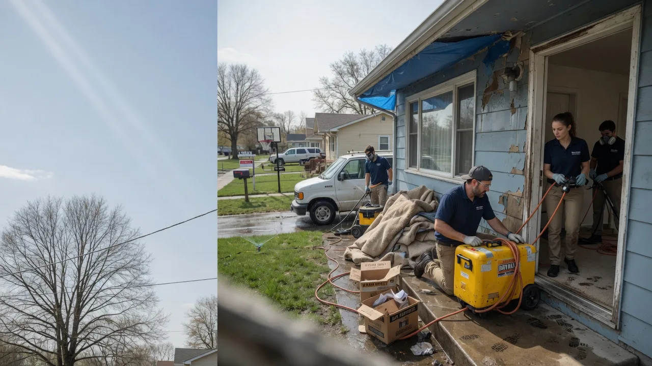 Basement Flood Cleanup in Keshena, WI near me